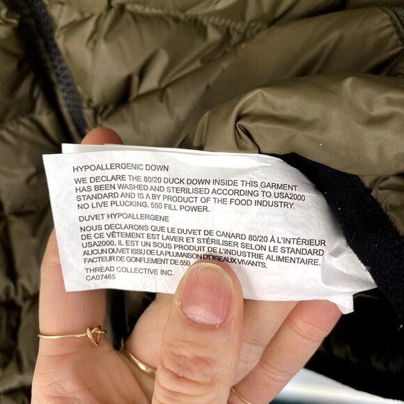 Pajar Canada Men's Kyle Puffer Jacket Olive Green Medium - Picture 6 of 8